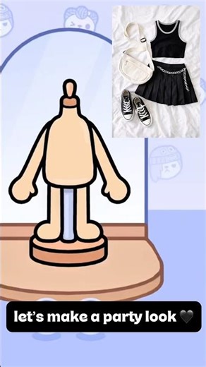 🖤 Toca Boca Party Outfit Glow Up! #tocalifeworld #tocabocadeutsch #tocaworld #toca #tocaboca