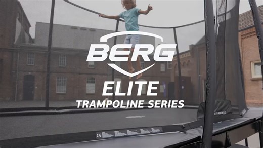 BERG Elite Trampoline Series: High Performance Jumping with TwinSpring and Safety Net Deluxe