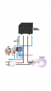 721K views · 4.2K reactions | This is a 220v Photocell sensor circuit using SCR #photocellsensor #diy #creativeideas #technology #projectscrfir3d #electrical | DIY electro | Facebook