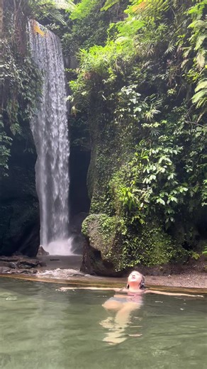 Pengen kesini lagiiiii #waterfall #explorebali #bali
