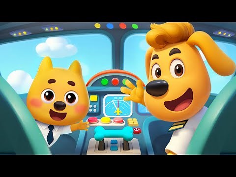Dodo's Airplane Flying Adventure | Fun Story | Kids Cartoon | Sheriff Labrador