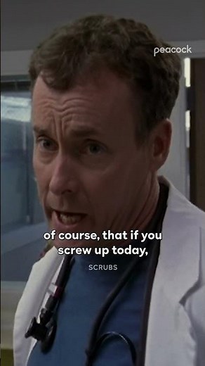 No room for error with Dr. Cox #Scrubs #ZachBraff #JohnCMcGinley #Shorts