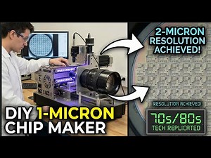 DIY Photolithography: Replicating 1980s Intel Tech at Home #chips #asml #taiwan #semiconductor
