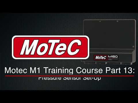 Motec M1 Training Course Part 13: Pressure Sensor Set-Up | Evans Performance Academy