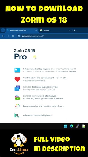 Switch to Linux with Zorin OS 18 #tech #tutorial