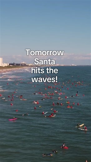 One more sleep until the most Florida holiday tradition returns 🎅🏄‍♂️ Surfing Santas hits Cocoa Beach tomorrow, Dec 24 at 7:30 AM at Minutemen Causeway! Costumes, surfboards, live music, and festive fun on the sand. Be there early for the show! #SpaceCoast #SurfingSantas #CocoaBeach #FloridaChristmas #HolidayTradition | Florida's Space Coast