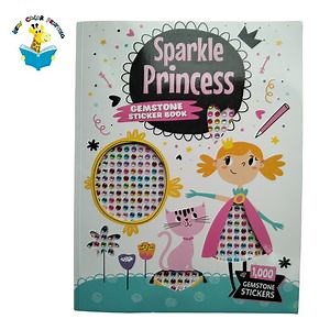 [Hot Item] Paperback Dressing up Gemstone Diamond Vinyl Sticker Activity Coloring Book Printing