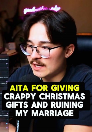 react to the stories live with me on Twitch: bysarby | AITA for giving crappy Christmas gifts and ruining my marriage? #sarby