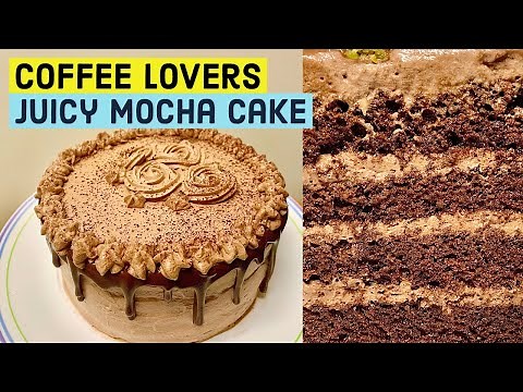 Juicy Chocolate Mocha Cake