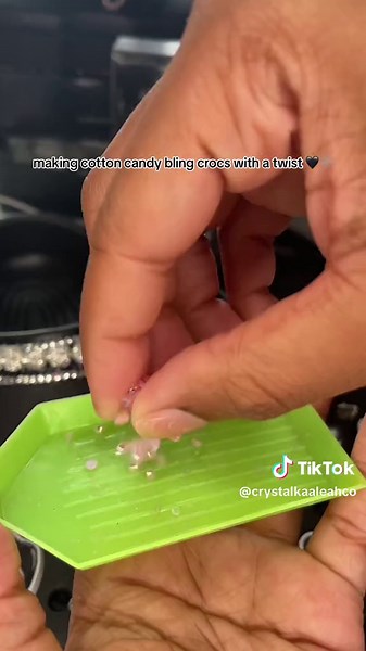 Cotton candy but make it 🖤 goth 🖤 come remake one of my first designs with a twist 💕 this was so much fun to make Shop is now accepting August order; tutorial on how to order is available in my pinned post 💛 be sure to take advantage of my back to school sale! Use promo code B2S to get 30% off your entire order 💕 #goth #customcrocs #gothic #customblingcrocs #blingbling #sprinklesprinkle #crystalkaaleahco #gothiccrocs #gothgirl #customs #gothicstyle #gothicgirl #giftforwomen #giftforgirls #c