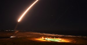 Unarmed missile test launched from Vandenberg Air Force Base in Southern California