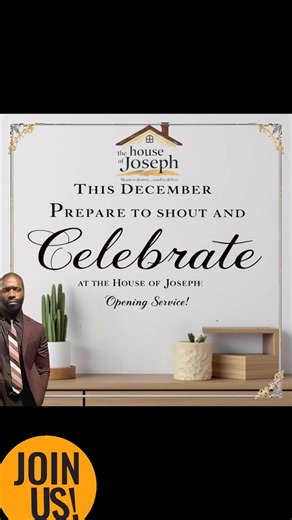 ✨ Looking for a Church Home? ✨ The House of Joseph Church is opening its doors December 2025 in Sacramento! 🙌🏾 If you’ve been praying for a place where you can grow, lead, and walk in Kingdom purpose — this is it! 💥 At House of Joseph, you’ll find: ✅ A church family rooted in love and discipleship ✅ Strong biblical teaching & prophetic leadership ✅ Spirit-filled worship that draws you closer to God ✅ A movement to restore Kingdom order and raise leaders 📍 Address: 891 Watt Ave, Sacramento, C