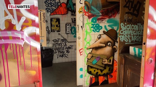 23K views · 269 reactions | Inspiré de l’Europe centrale, le premier Ruin Bar nantais ouvre ses portes ce jeudi. Des artistes ont investi les lieux pour le graffer. | Télénantes | Facebook