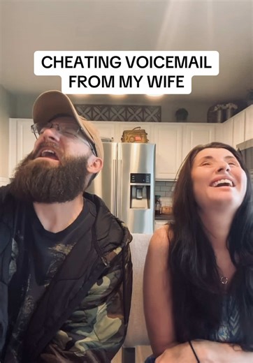 I know exactly who he saw this from! ☠️ THANKS LARO BENZ! I won’t be leaving voicemails anymore 😂 #couples #husbandwife #trending #prank #fyp #marriage #relatable #couplecomedy #blowthisup #momtok #dating #cheater #fypシ