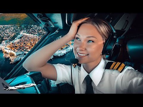 BOEING 737 Fantastic LANDING into Dubrovnik Airport RWY11 | Cockpit View | Life Of An Airline Pilot