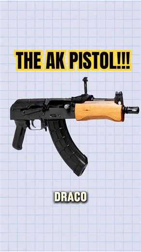 This Pistol Uses AK Ammo!!! #shorts