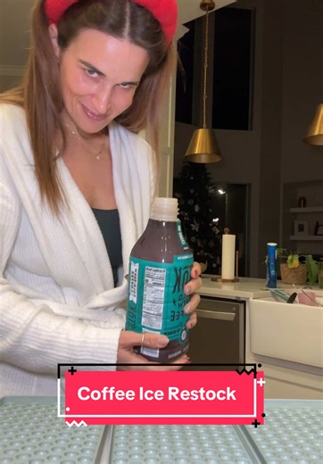 Coffee ice ball restock 🙌🏻☕️🧊 #restock #coffee #hack #ice #fyp | coffee ice balls