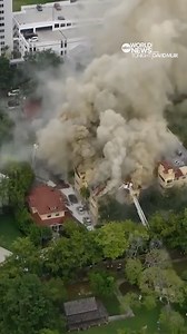76K views · 1.3K reactions | DEVELOPING: Firefighters are battling a large fire at a Miami residential building where a person was also found shot inside, authorities said. https://trib.al/gVsWqbJ?utm_source=facebook&utm_medium=social&utm_campaign=dhfacebook&utm_content=app.dashhudson.com%2Fabcworldnewstonight%2Flibrary%2Fmedia%2F418862627 | ABC World News Tonight with David Muir | Facebook