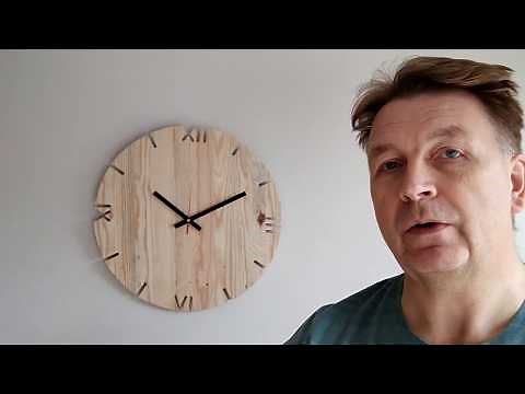 DIY: large Pallet wood wall Clock