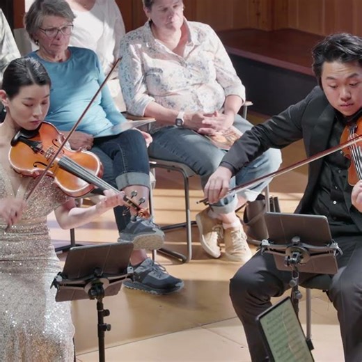 Schumann: String Quartet in A Major, Op. 41/3, II. - Viano Quartet [Excerpt] #shorts