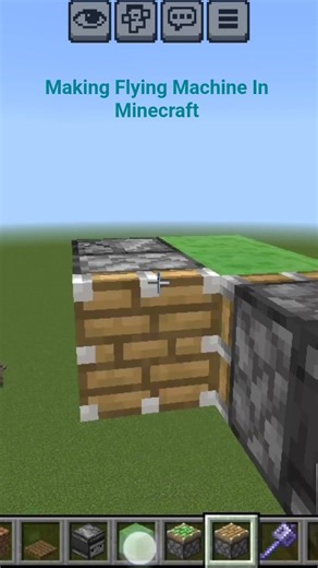 Making Flying Machine #minecraft #ytshort #gaming