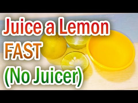 How to Juice a Lemon or Citrus Without a Juicer? How to Squeeze Lemons Without a Juicer? DIY Tips