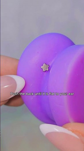 Easiest way to put on flat back earrings