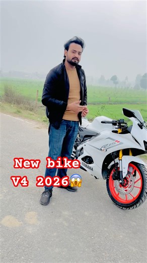 New bike Yamaha R15 V4 white colour 🏍️White beast look + sporty vibes 🔥 2026 new bike V4 😱😱