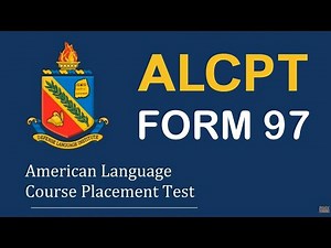 ALCPT FORM 97