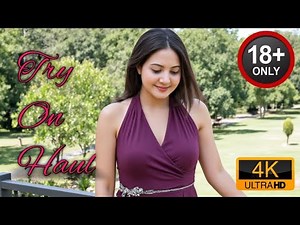 [4K] Modeling my Designs 💕 ASMR Clothing Try-On Haul | See Through