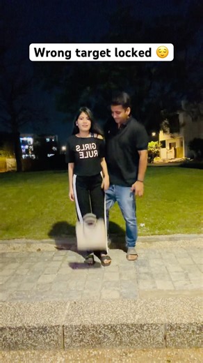 Wrong target locked 😌😅#funny #trending #viralshort #comedycouple #explore