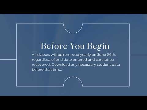 How to Unarchive a Class in the Simple Solutions S²TaR Center.