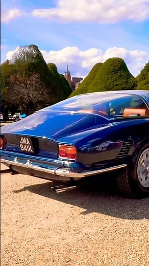 CLASSIC 1972 ISO GRIFO IR8 DRIVING AT CAR CONCOURS SHOW! #shorts #cars #trending #viral #youtube #yt