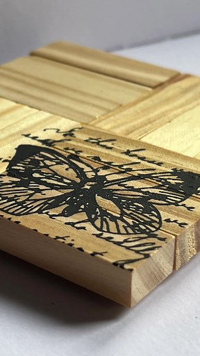 DIY Coaster Craft Using Mini Jenga Blocks