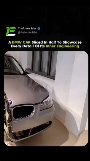 Clipteller on Instagram: "A "BMW car slice" refers to a special cutaway display model, often called a Lehrschnittfahrzeug (LSF), where a real BMW is precisely sliced in half to reveal its intricate internal engineering, including the engine, drivetrain, wiring, suspension, and safety structures, serving as a striking educational tool to showcase German precision engineering. These aren't CGI; they are actual vehicles dissected to expose every component, highlighting the complexity behind the bra