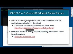 ASP NET Core 3 with Cosmos DB Mongo and Azure