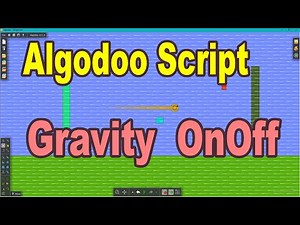 Algodoo : Gravity OnOff with scrips
