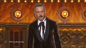 In what will surely be one in a succession of awards over his career, Jeremy Strong wins at the #TonyAwards for Best Performance by an Actor in a Leading Role in a Play! | CBS