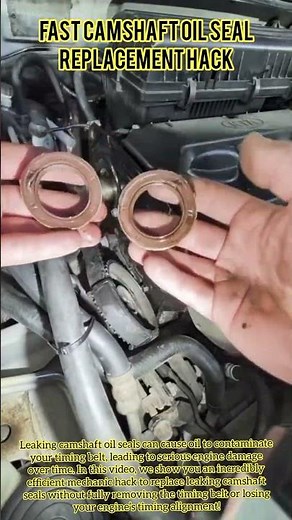 Fast Camshaft Oil Seal Replacement Hack #shorts #mechanic #automobile #tricks