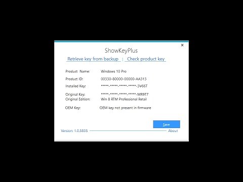 How to extract Windows serial key from BIOS and already installed Windows