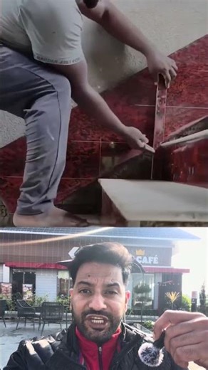 How to fix tiles on stairs while constructing house ,innovative video #tiles #stairs #tilefixing