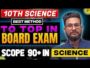 SCORE 90+ 🔥| 10TH SCIENCE BEST METHOD TO TOP IN BOARD EXAM 2026 | JR TUTORIALS |
