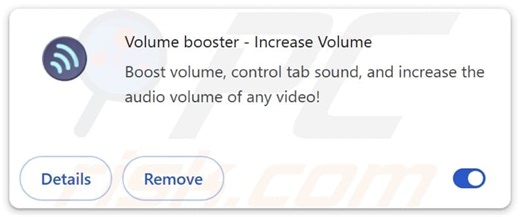 Volume booster - Increase Volume Adware
