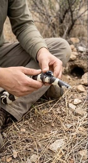 I Strapped a Camera on a California Kingsnake… INSANE Burrow Footage 🐍