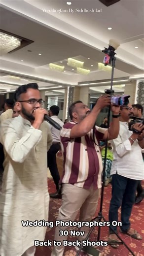 SIDDHESH LAD on Instagram: "Wedding Photography 30 November 2025 ✨📷 Most Heaviest Wedding Date Of the Season 2025 🔥🔥 @weddingfambysiddheshlad @dannyypandit #weddingphotographer #weddingviralvideos #viralreels"