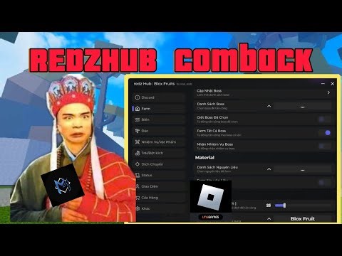 Script Redz Hub Comback Fix lỗi Không bật lên | RubuTV #hackbloxfruits #bloxfruits #roblox #rubutv