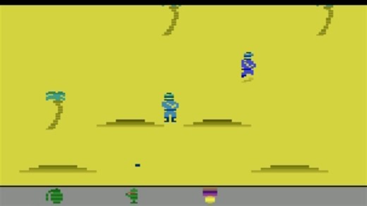 Atari雅达利老游戏：战场之狼 Commando