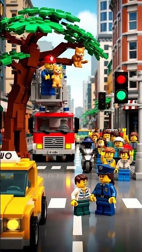 “The LEGO Volcano Eruption 🌋 | Epic Brick Adventure”