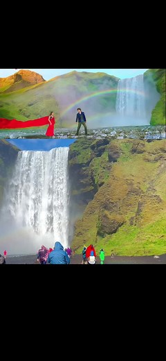 POV: Finally set foot in #Iceland which became my #dreamdestination after the song #Gerua from the #bollywoodmovie #Dilwale. #Did YouKnow? This #Bollywood film was the first to bring the charm of #Iceland to the #silverscreen. These are not VFX dreams but real, mesmerizing spots, shown in video are: 1. #Skogafoss 2. #Reynistjara Black Sand Beach 3. #Seljalandsfoss 4. #Jokulsarlon, #Svinafellsjokul, #Diamondbeach 5. #Vestrahorn. Here are my pro-tips for Iceland trip: 1. Travel as a couple for a c