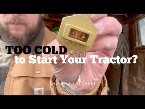 TOO Cold to Start Your Tractor? Block Heater Install - John Deere 2038R